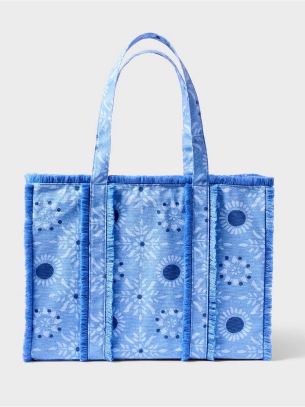 Fringe Canvas Tote Bag from Roller Rabbit x Target NWT - Picture 3 of 5